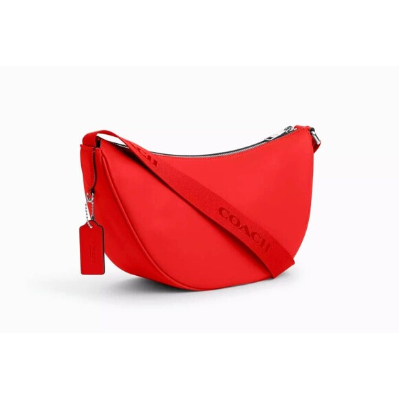 New Coach CT644 Pace Shoulder bag Smooth Leather Miami Red - Picture 2 of 4